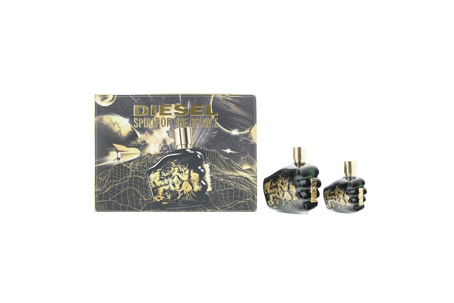 Diesel Spirit Of The Brave Men's Gift Set Eau De Toilette 125ml With Eau De Toilette 35ml-2