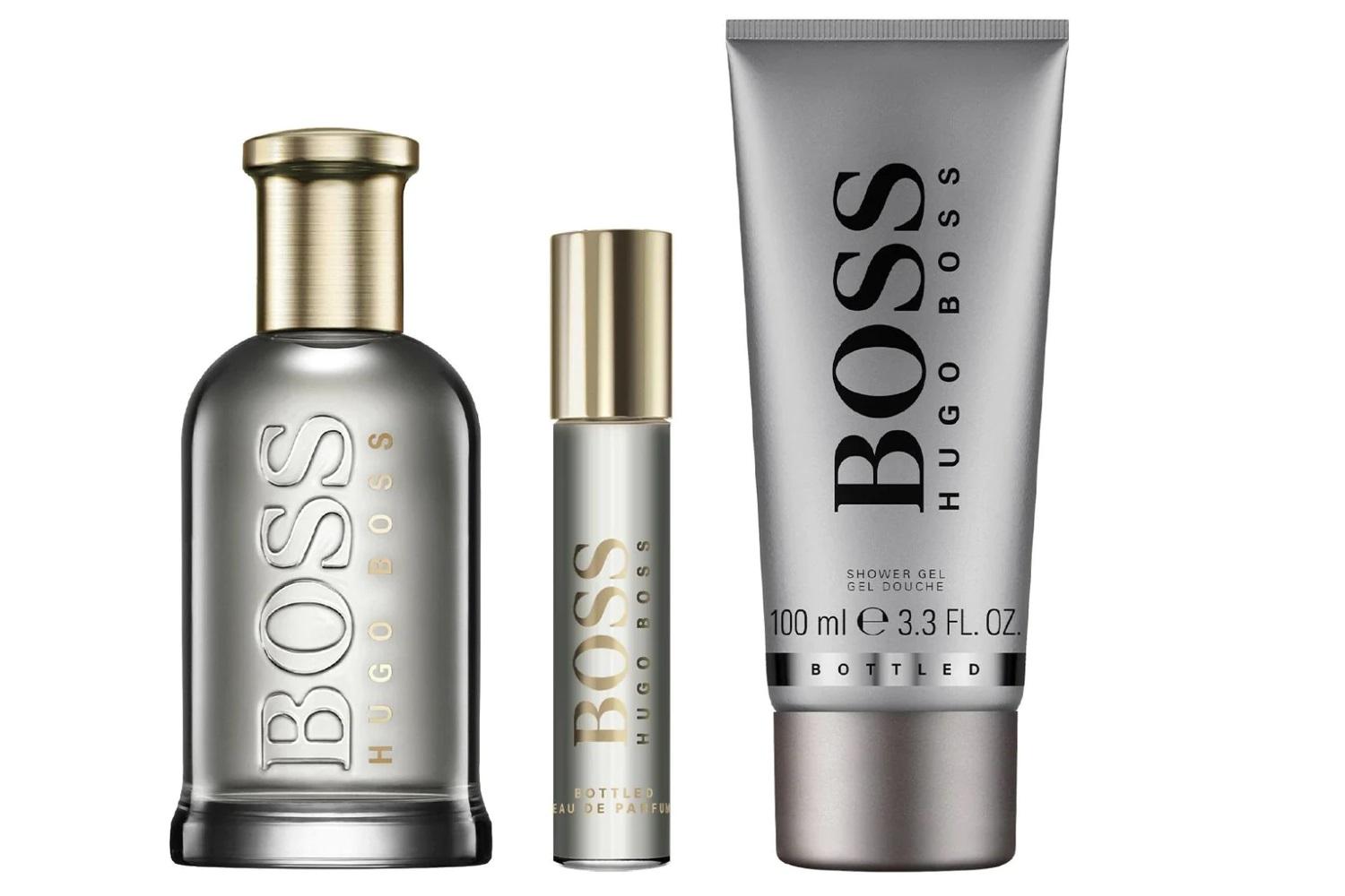 Hugo Boss Bottled Gift Set Eau De Parfum 100ml With Shower Gel 100ml And Eau De Parfum 10ml-2