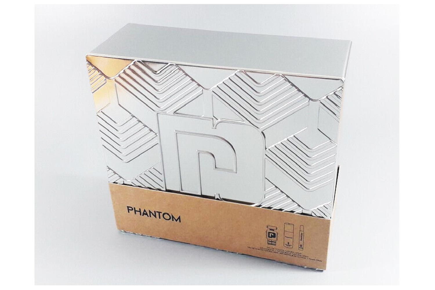Paco Rabanne Phantom Gift Set Eau De Toilette 100ml With Deodorant 150ml And Eau De Toilette 10ml-4