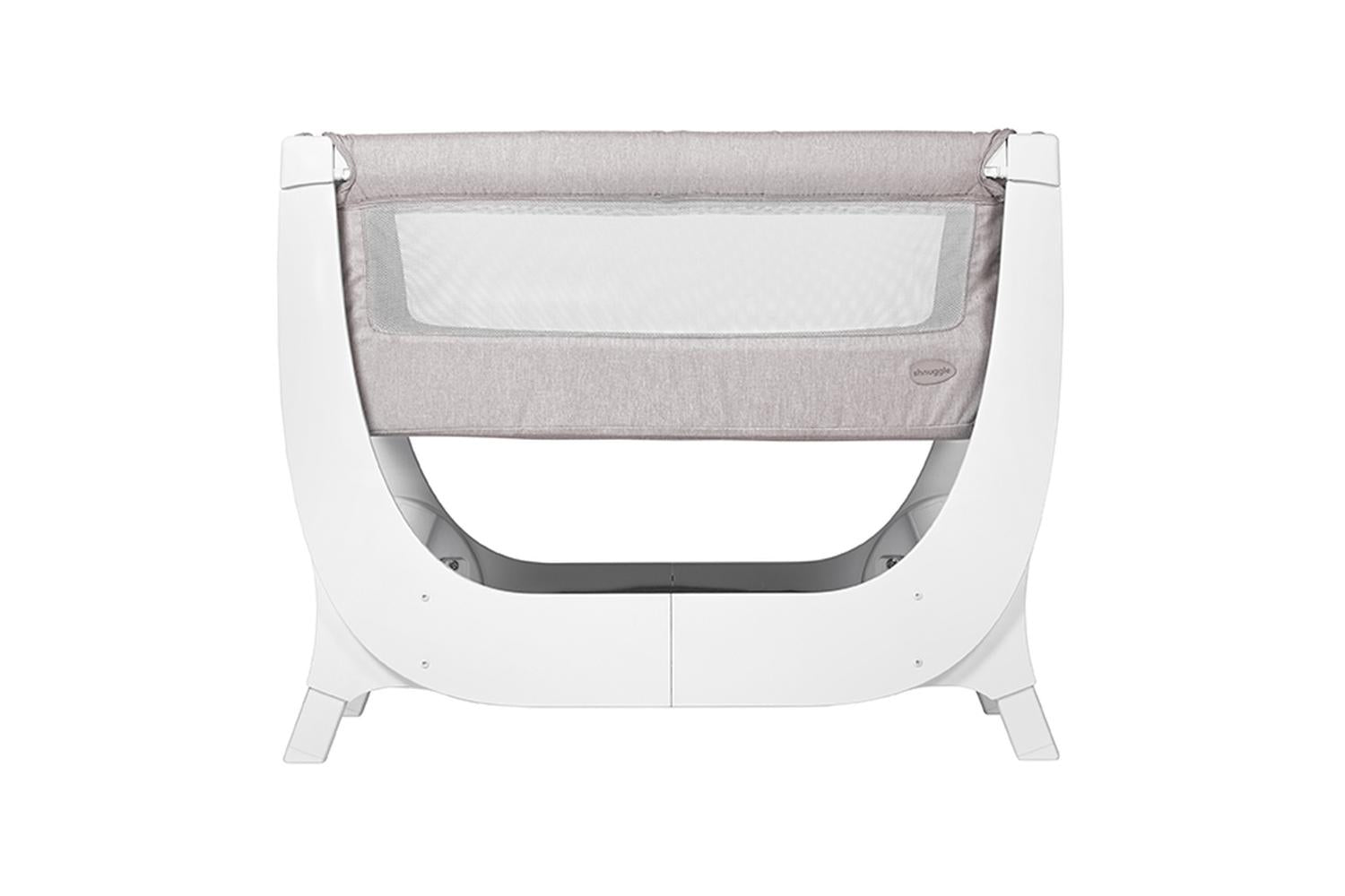 Shnuggle Air Bedside Crib | Stone Grey