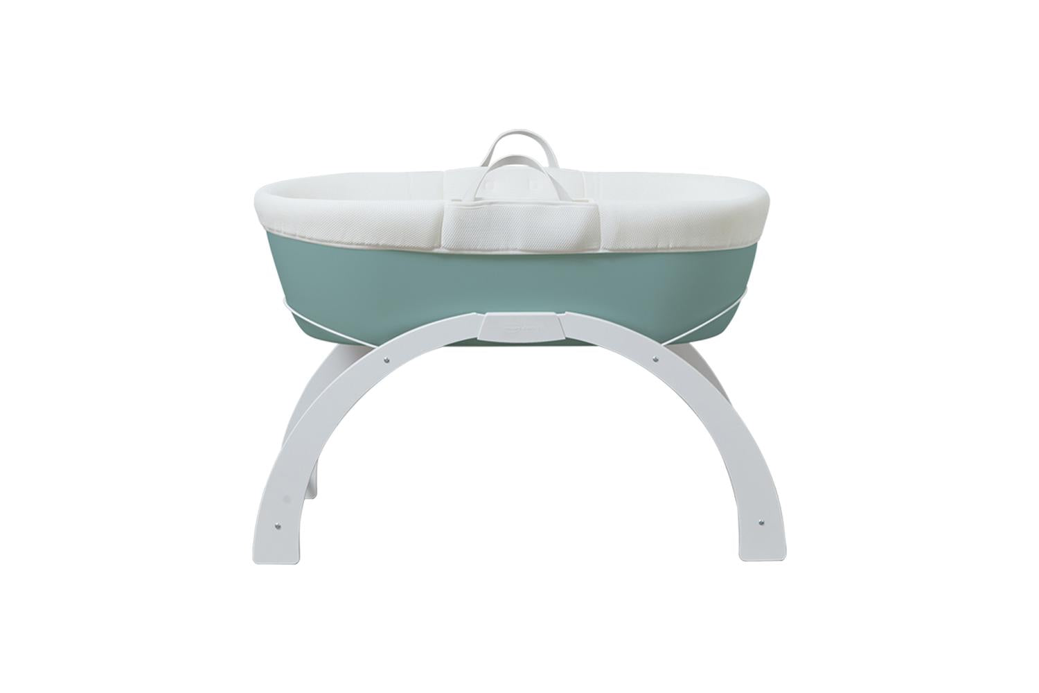 Shnuggle Dreami Moses Basket & Stand | Eucalyptus