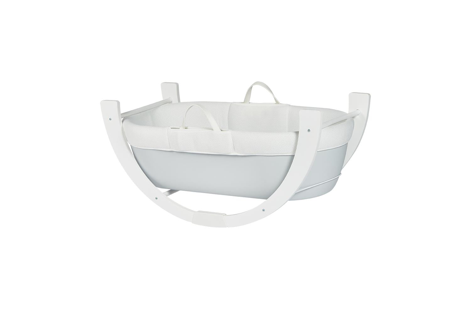 Shnuggle Dreami Moses Basket & Stand | Grey-5