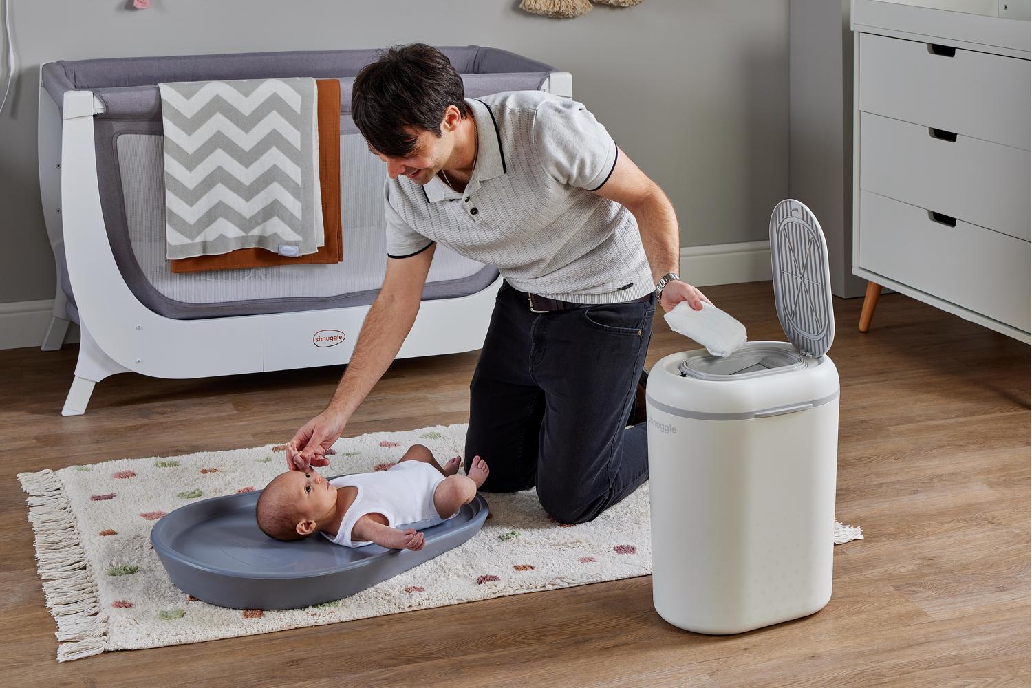 Shnuggle Eco-touch Nappy Bin-2