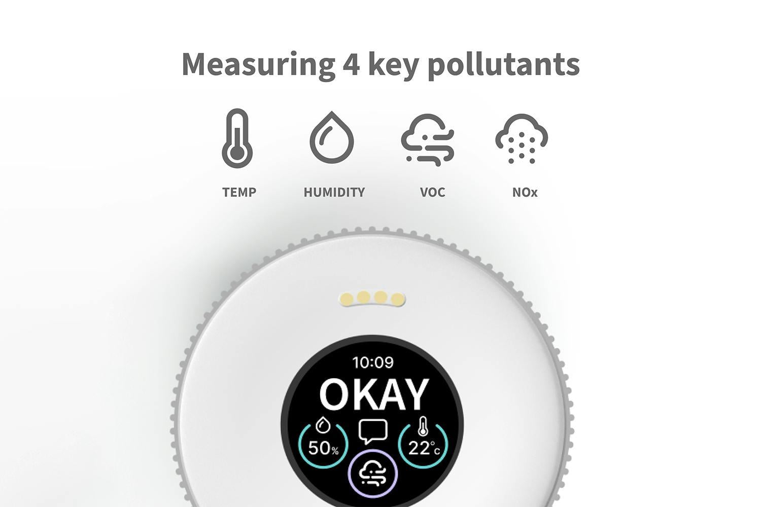 Nooku Indoor Mini Air Quality Monitor-3