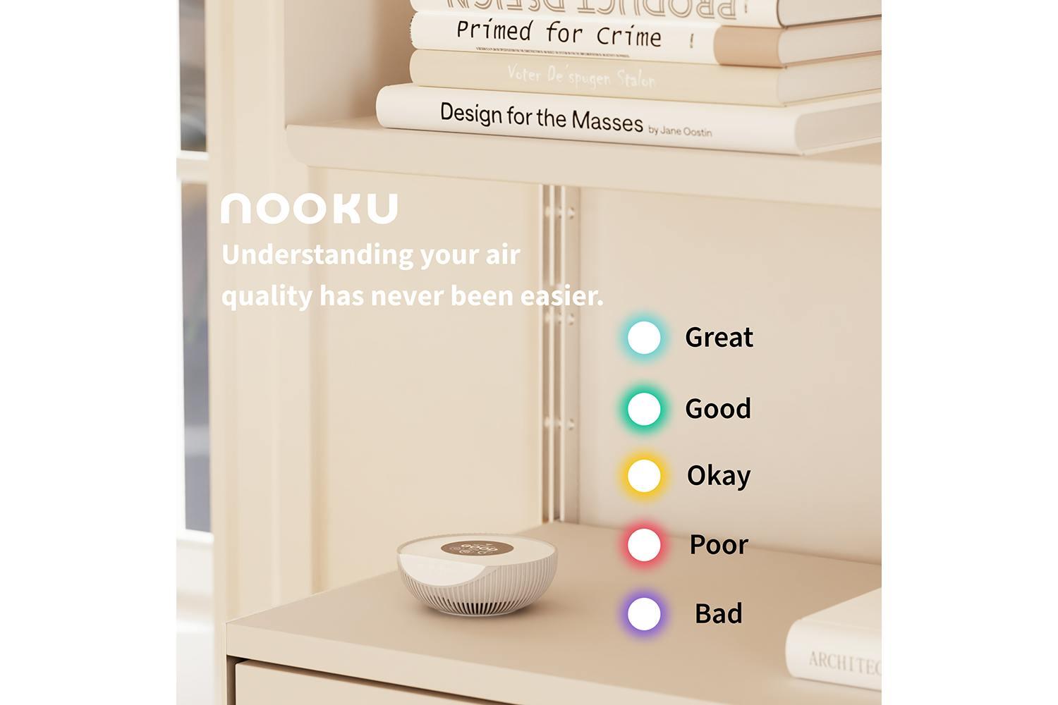 Nooku Indoor Mini Air Quality Monitor-4