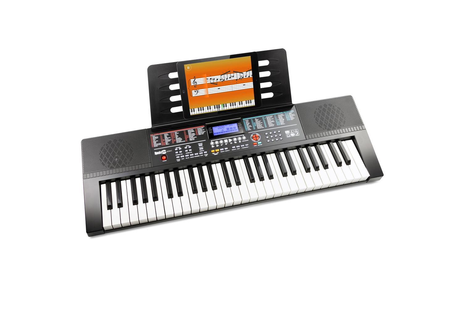 RockJam RJ541 54 Key Keyboard LCD Display