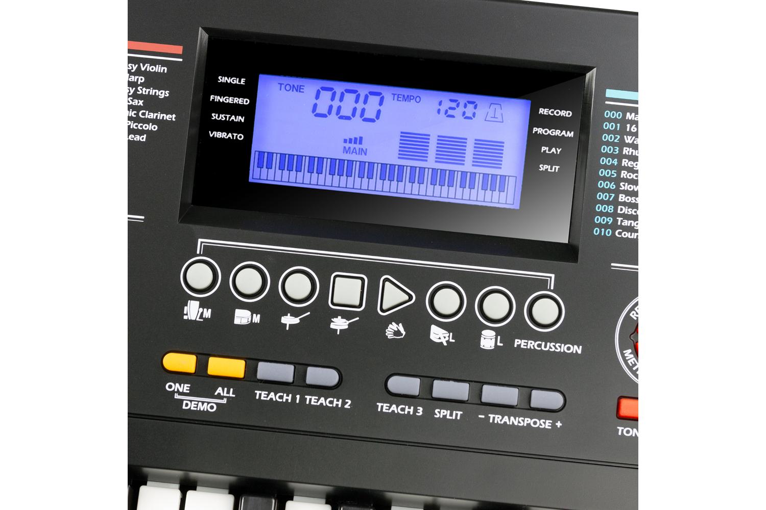 RockJam RJ541 54 Key Keyboard LCD Display-3