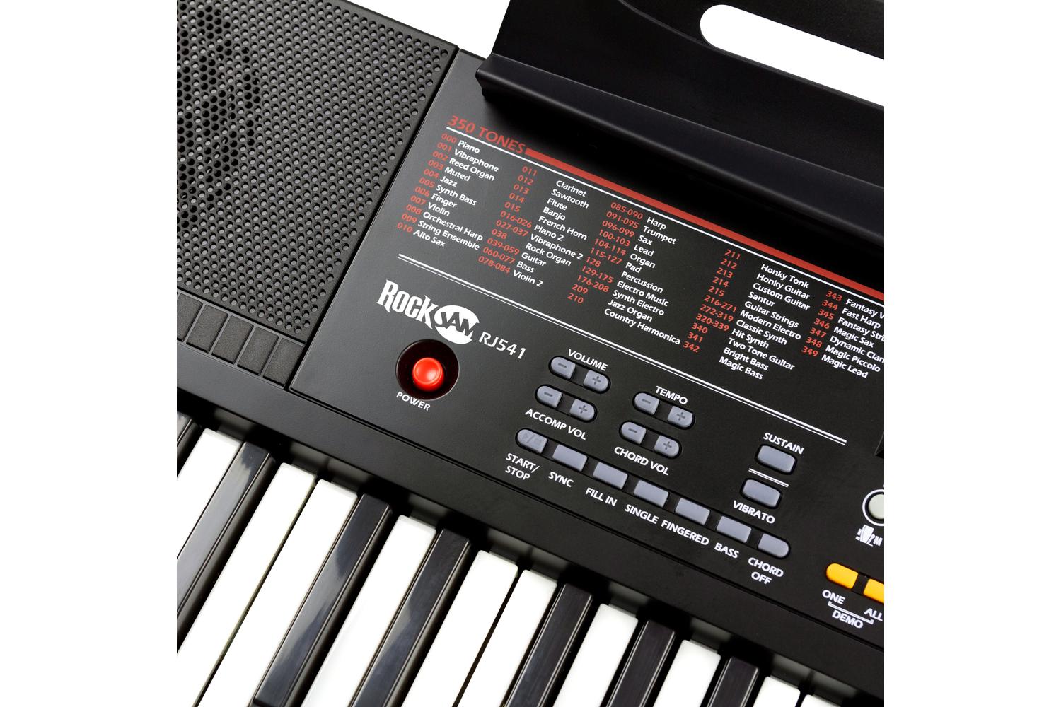 RockJam RJ541 54 Key Keyboard LCD Display-4