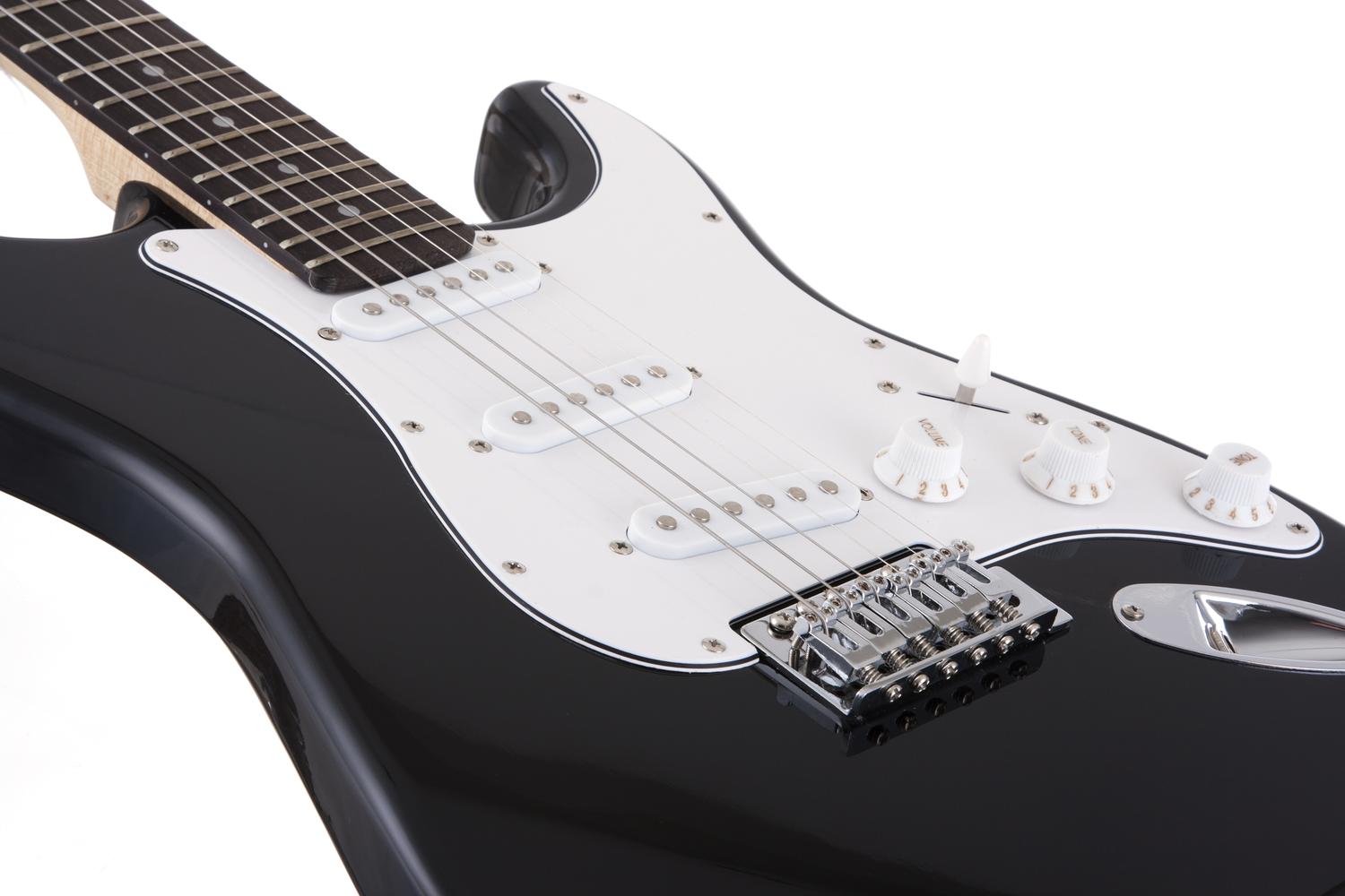 RockJam RJEG02-SK-BK Electric Guitar Starter Kit | Black-3