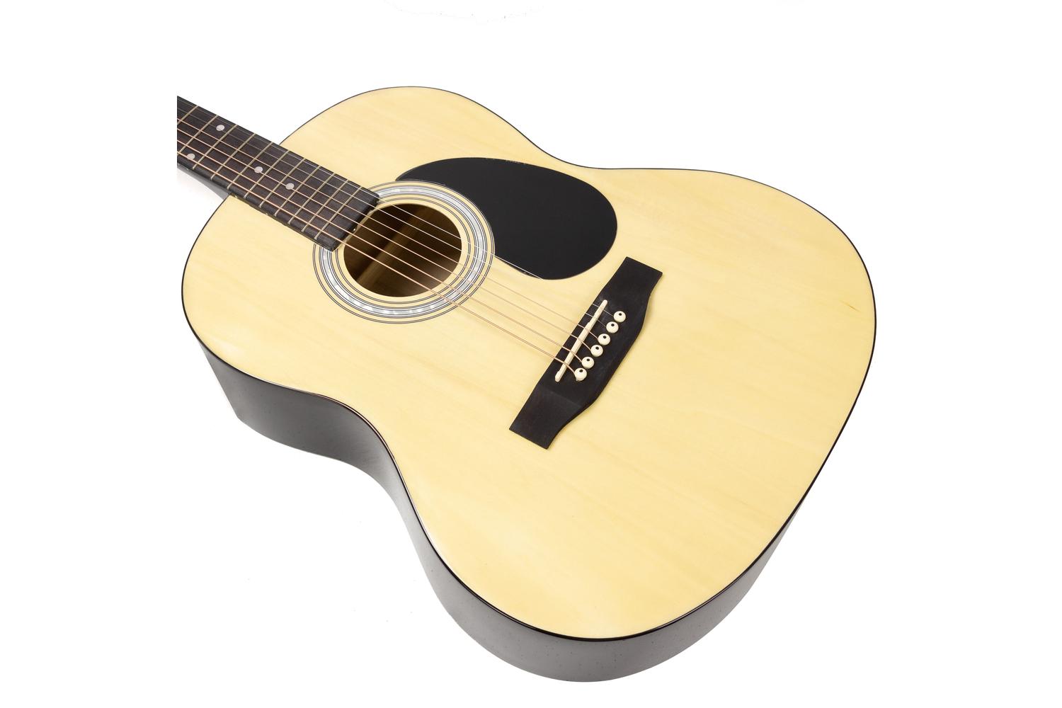 RockJam RJW-103-N-PK Full Size Acoustic Guitar Kit-4