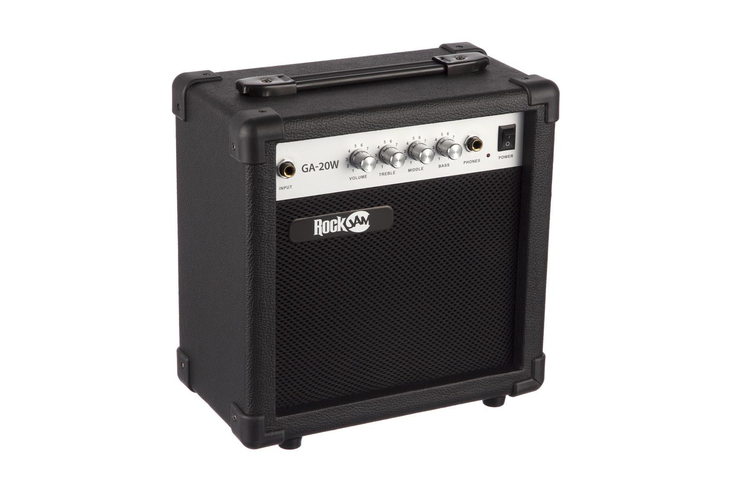 RockJam RJBG01-SK-BK Bass Guitar Super Kit | Black-4