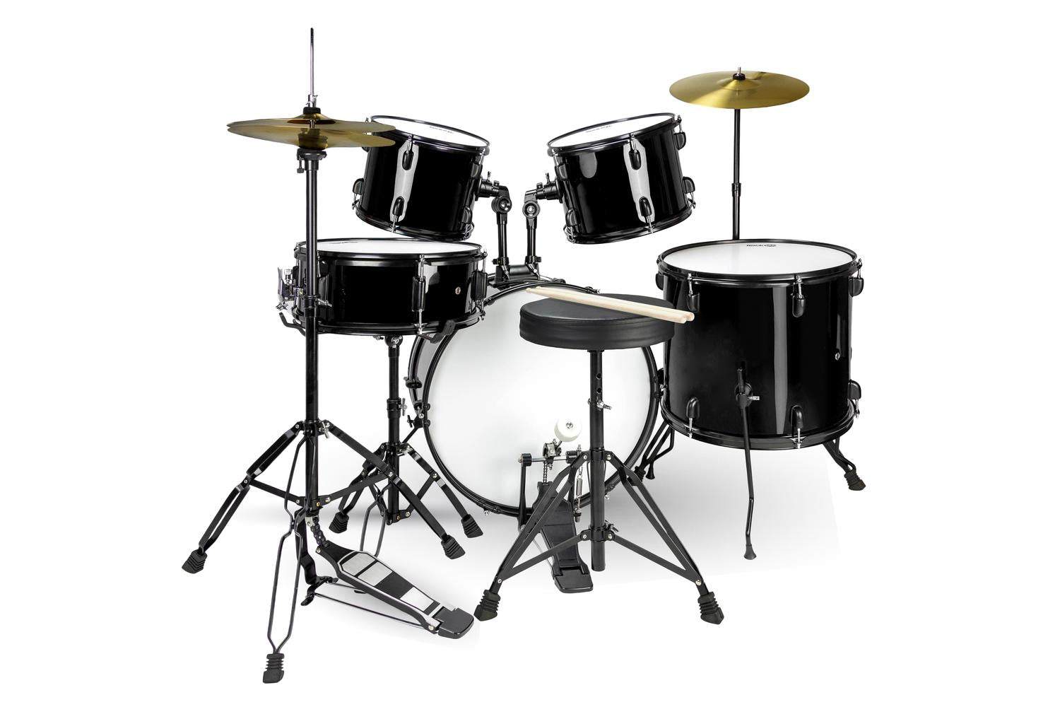 Rockjam RJFSDK01-BK Full Size Drum Kit | Black-2