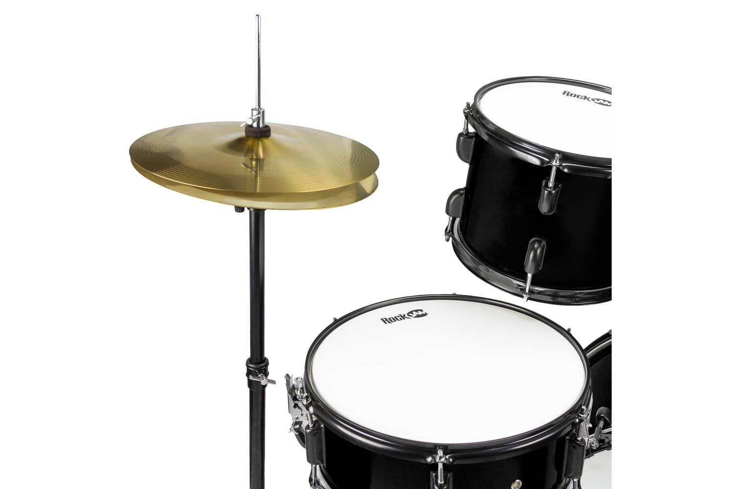 Rockjam RJFSDK01-BK Full Size Drum Kit | Black-4
