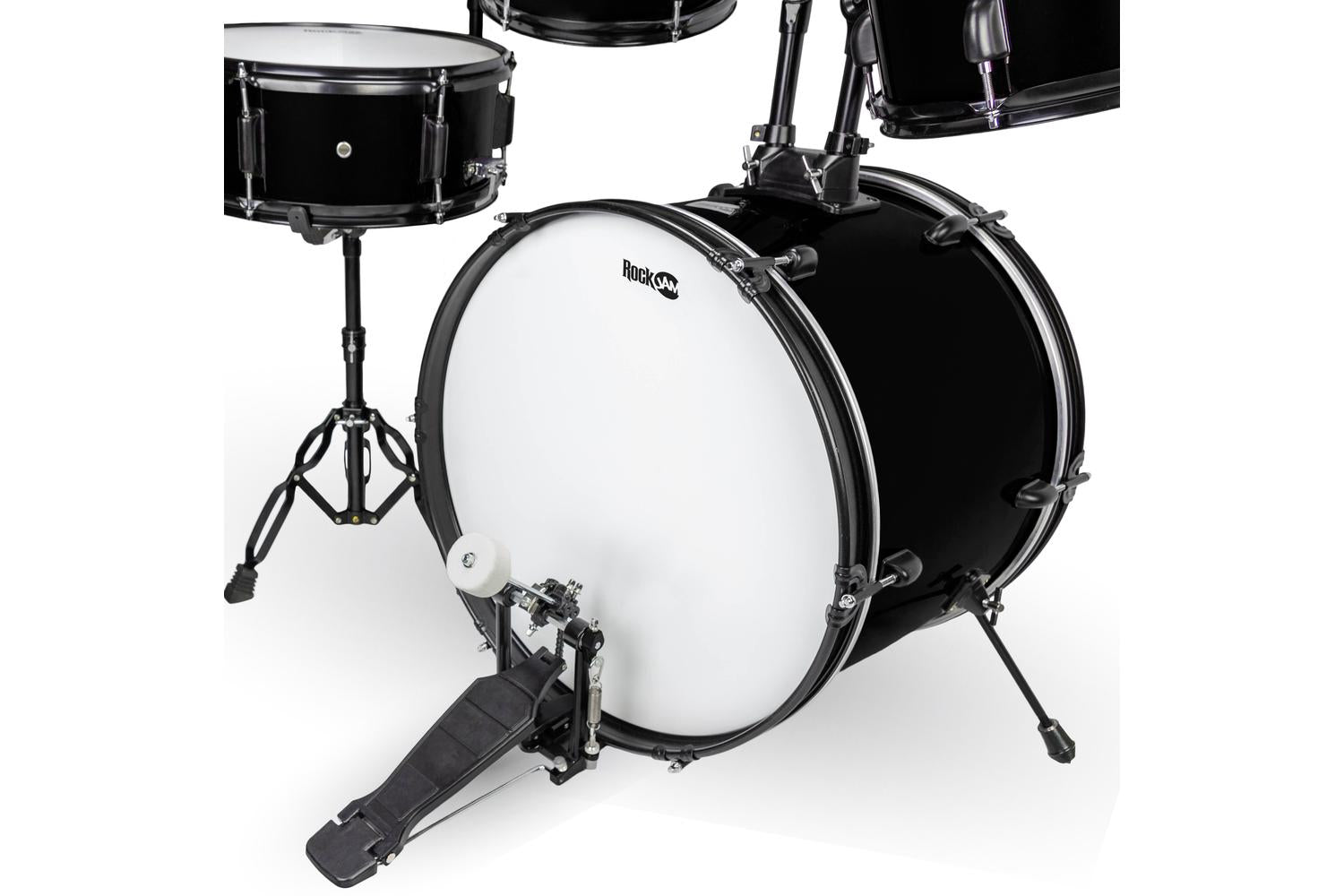 Rockjam RJFSDK01-BK Full Size Drum Kit | Black-5