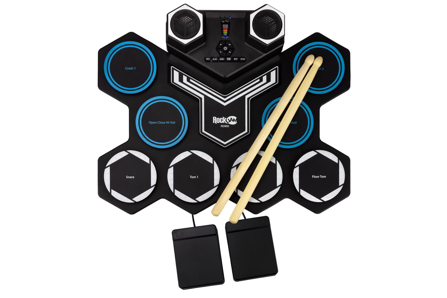 RockJam RJRD900 Roll Up Bluetooth Drum Kit-2