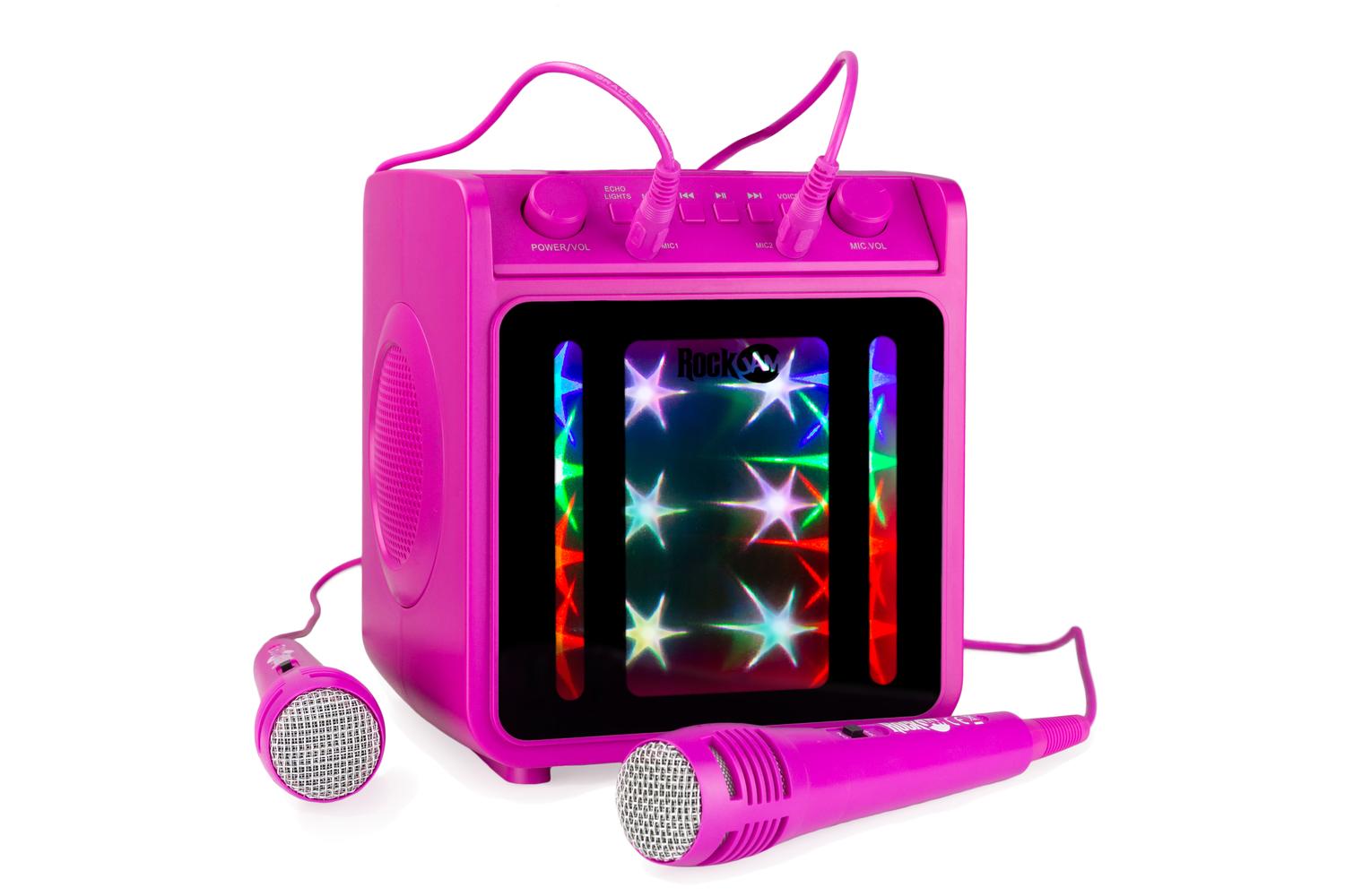 RockJam RJSC02-PK RJ SingCube Sing Along Karaoke Speaker