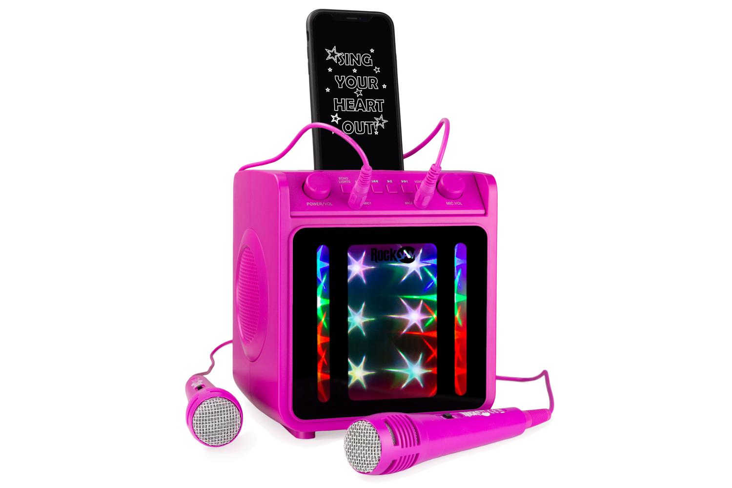 RockJam RJSC02-PK RJ SingCube Sing Along Karaoke Speaker-2