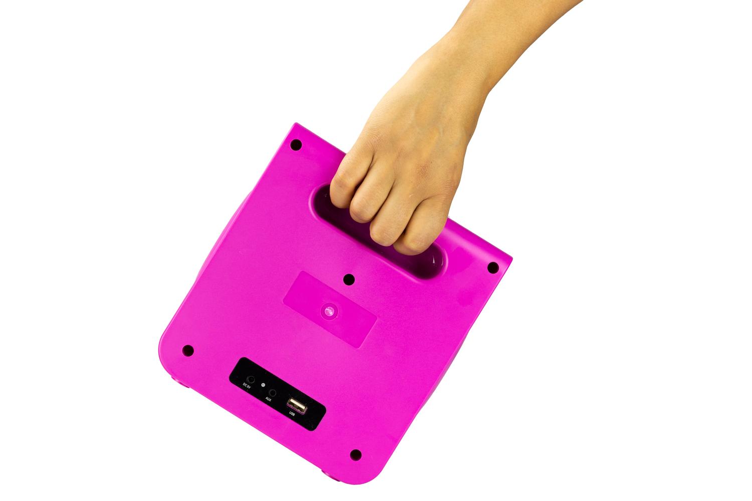RockJam RJSC02-PK RJ SingCube Sing Along Karaoke Speaker-7