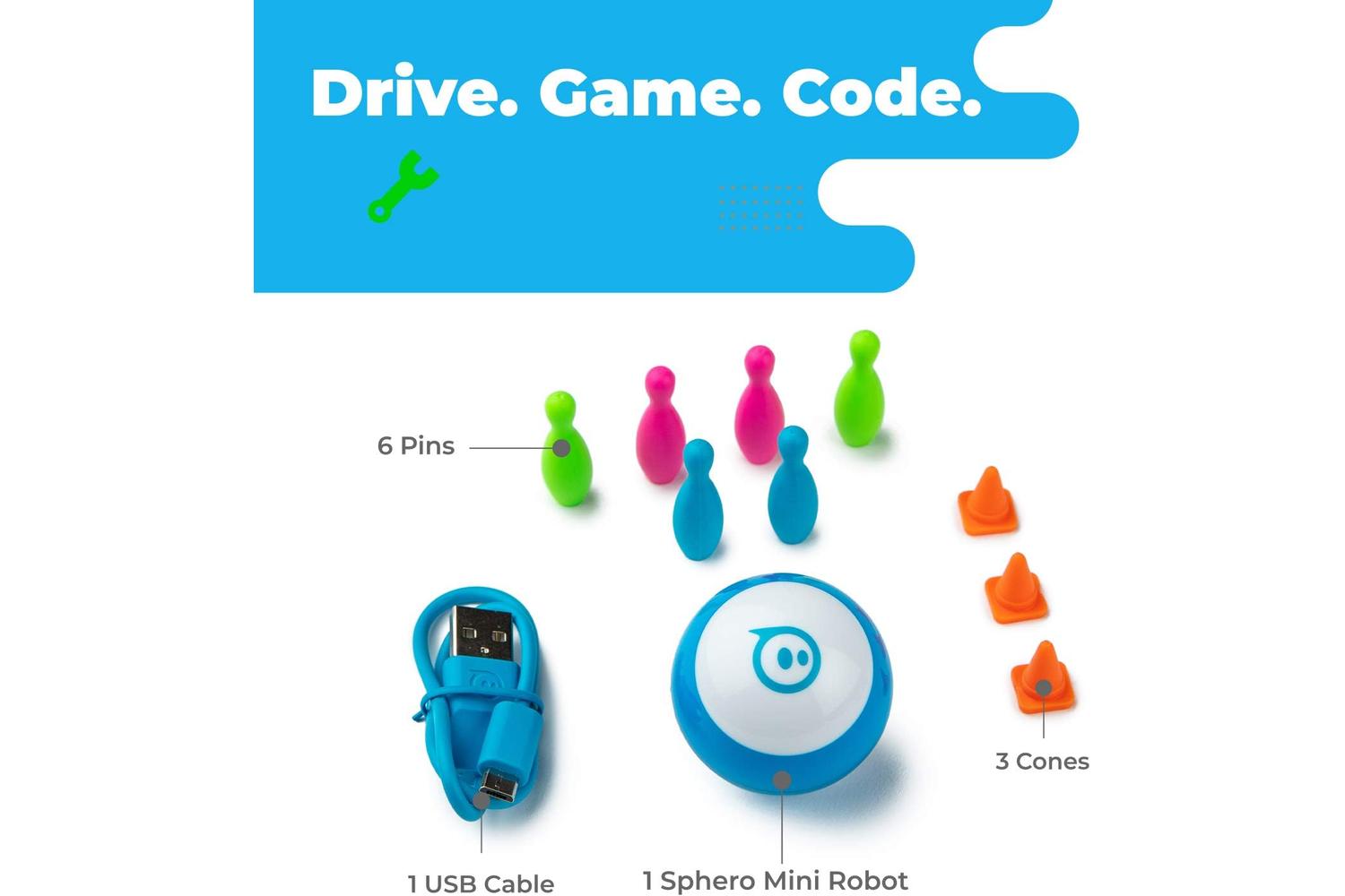 Sphero M001BRW Mini Robot Ball | Blue-3