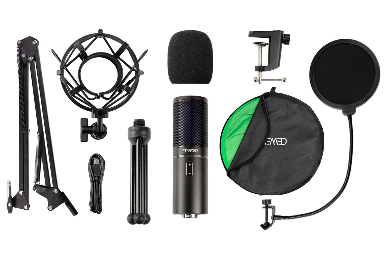 Strmd Vlogging Superkit With Carioid Microphone & Popup Green Screen-7