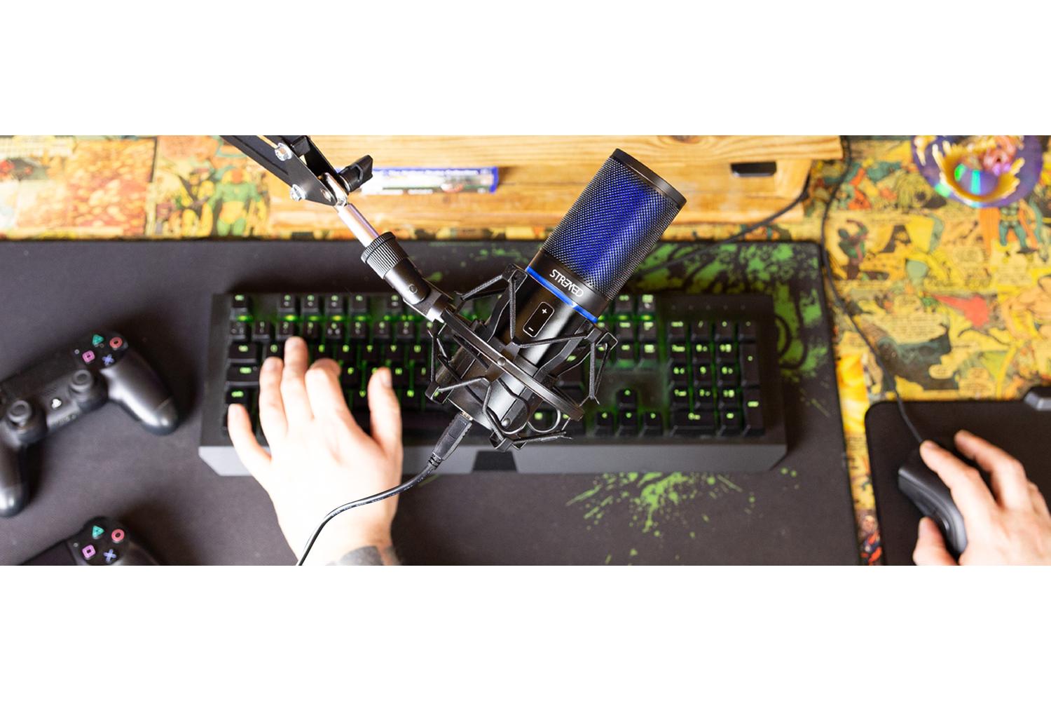 Strmd Vlogging Superkit With Carioid Microphone & Popup Green Screen-9