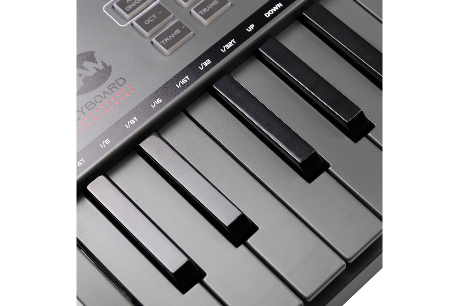 Rockjam 25 Key Bluetooth Midi Keyboard Piano With Touchpads-7