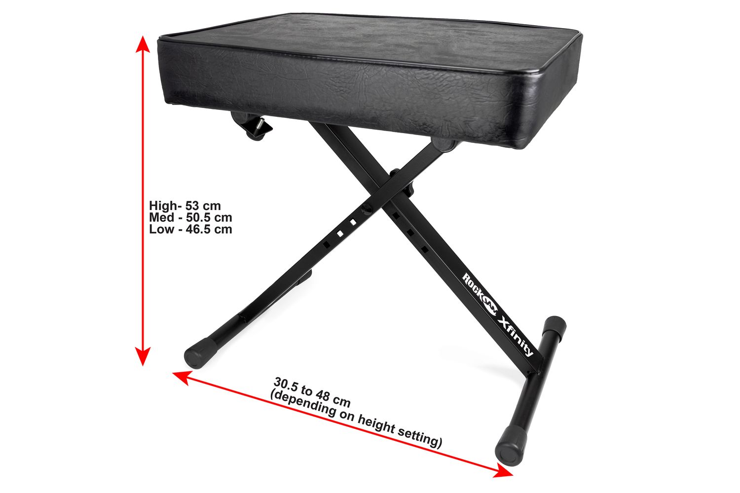 Rockjam 259228 - Rockjam Adjustable Padded Bench-7