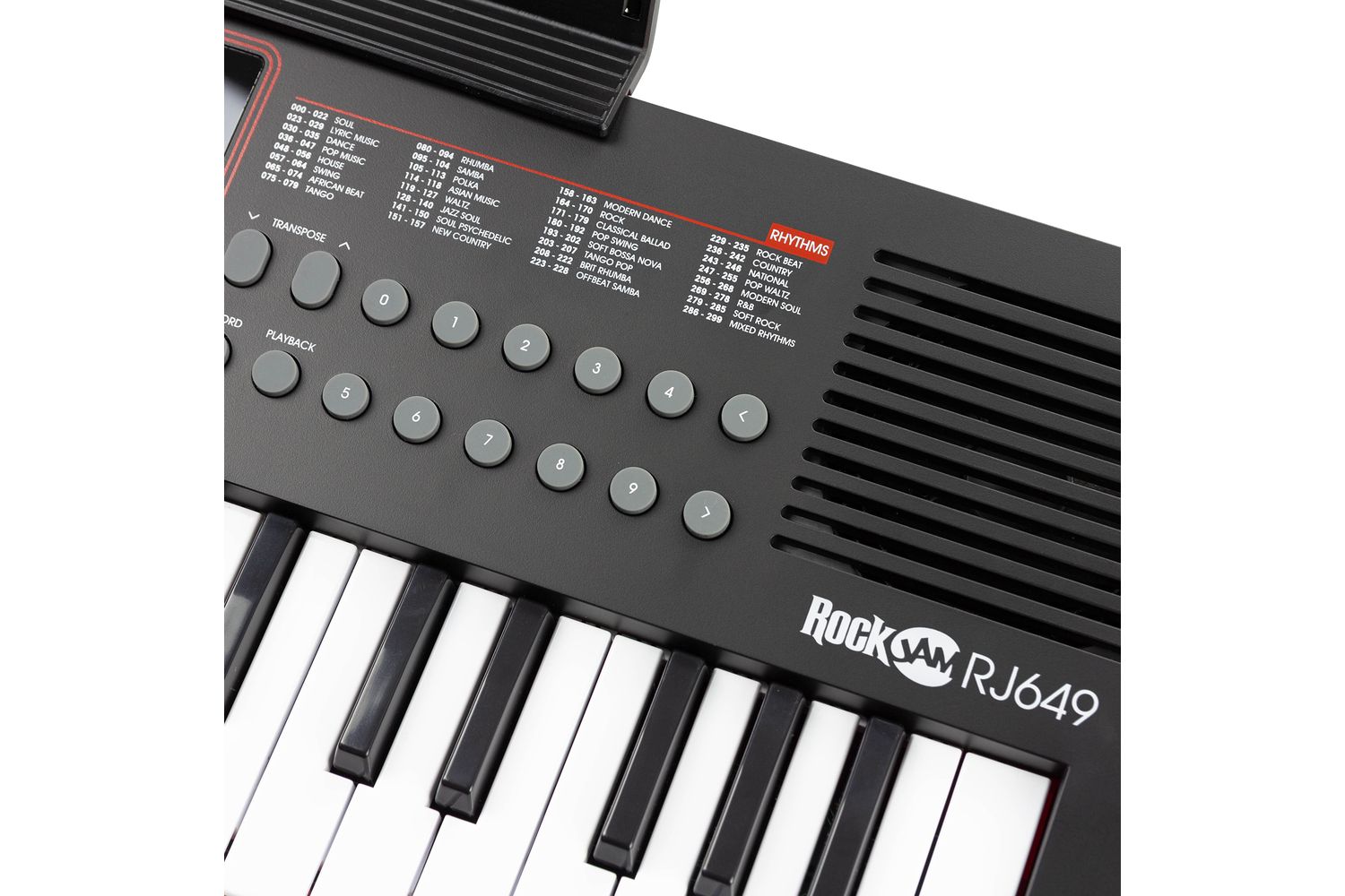 Rockjam 350195 - 49 Key Keyboard With Wired Midi-2