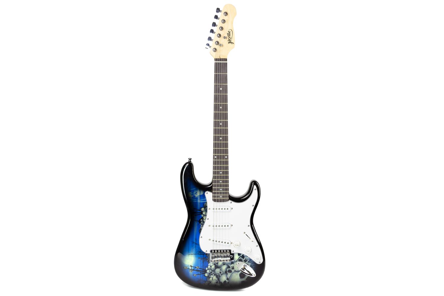 Rockjam 259305 - Jaxville Skull Guitar Package-2
