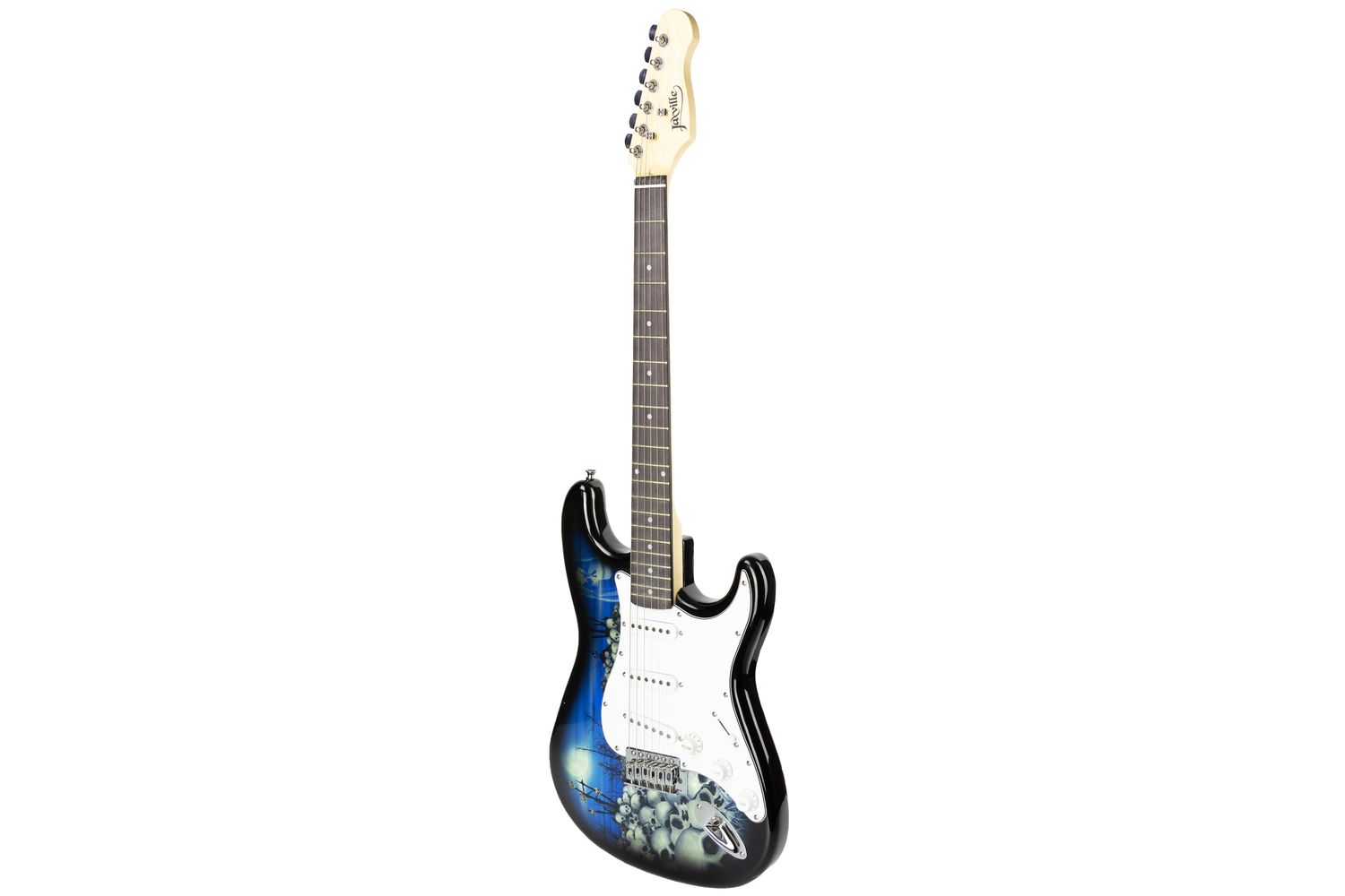 Rockjam 259305 - Jaxville Skull Guitar Package-3