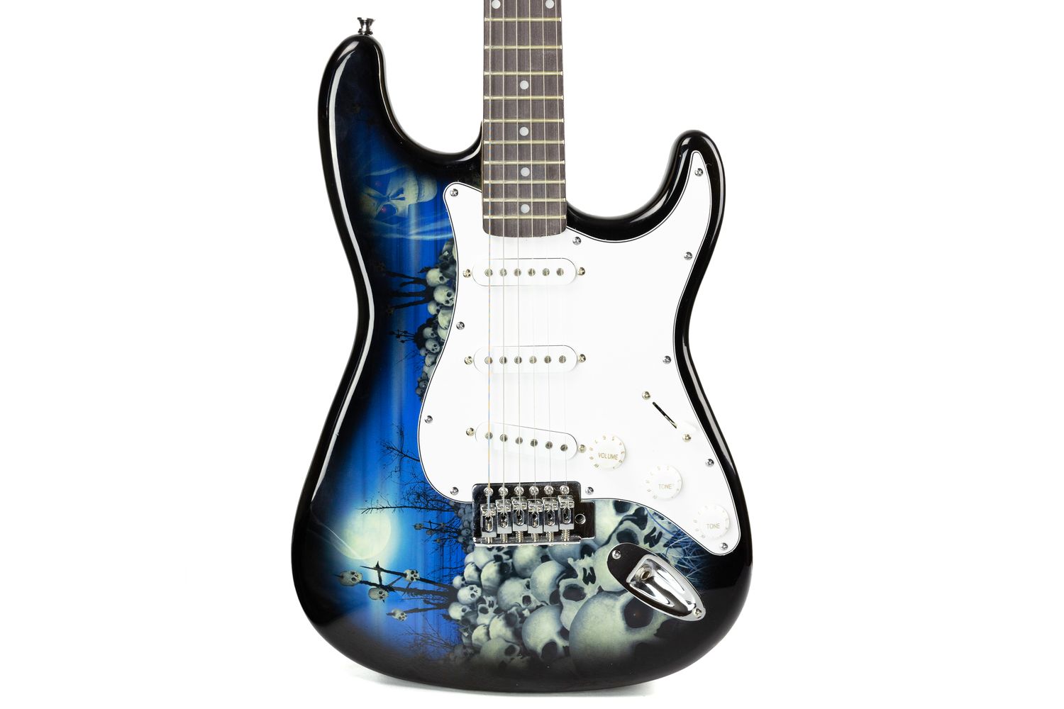 Rockjam 259305 - Jaxville Skull Guitar Package-4