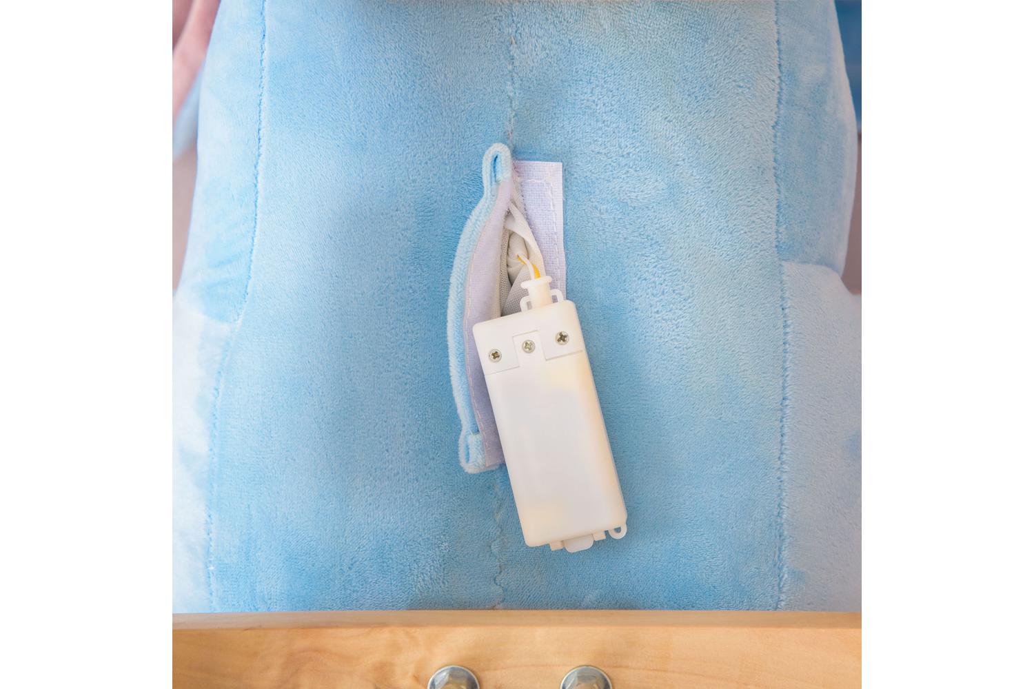 Homcom 330-067BU Rocking Elephant | Blue-8