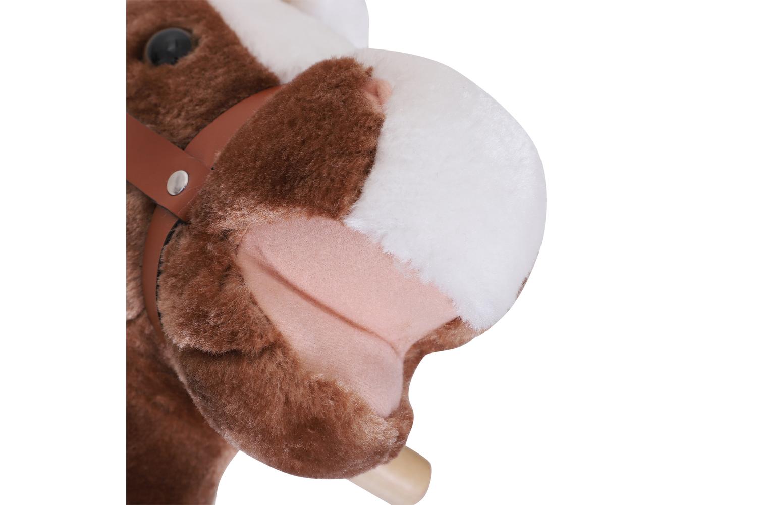 Homcom 330-091 Kids Rocking Horse | Brown-6