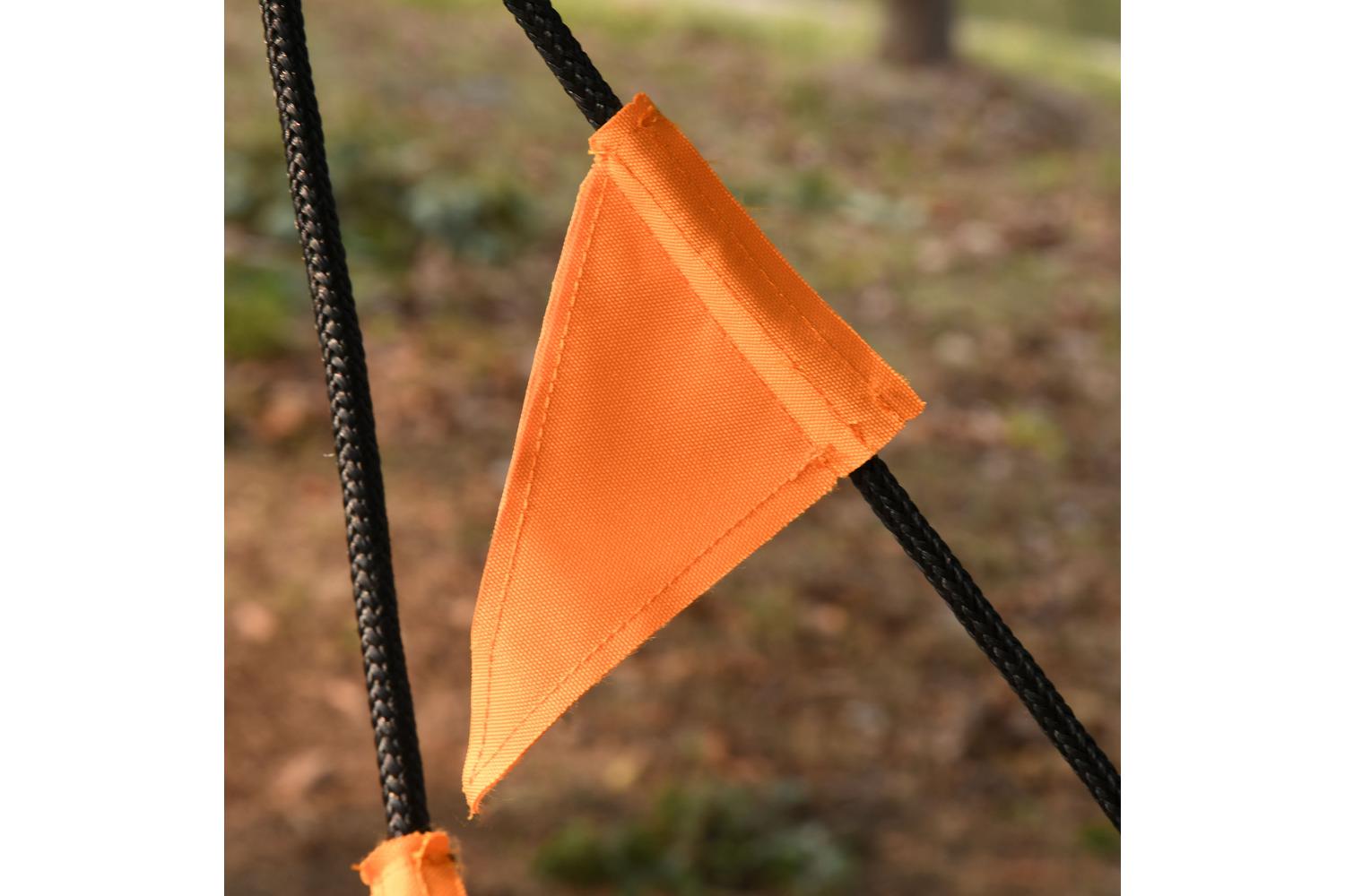 Outsunny 344-031 Saucer Tree Swing Set with Adjustable Rope | Blue/Green/Orange-7
