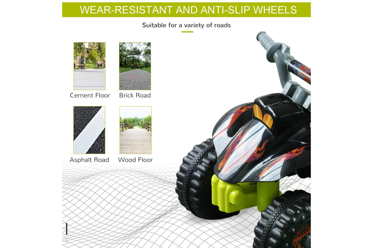 Homcom 370-051BK Electric Ride-on Car | Black/Yellow-5