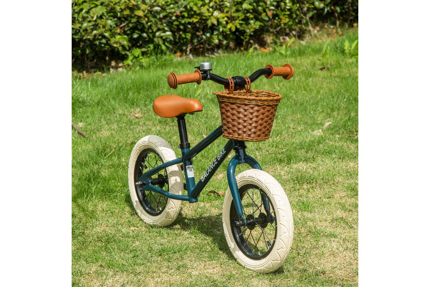 Homcom 370-206BU Kids Balance Toddler Bike | Brown-9
