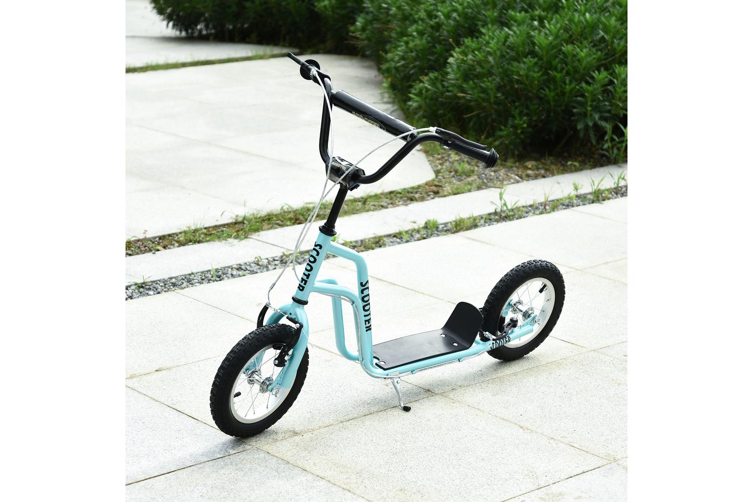 Homcom 371-015BU Kids Kick Scooter | Blue/Black