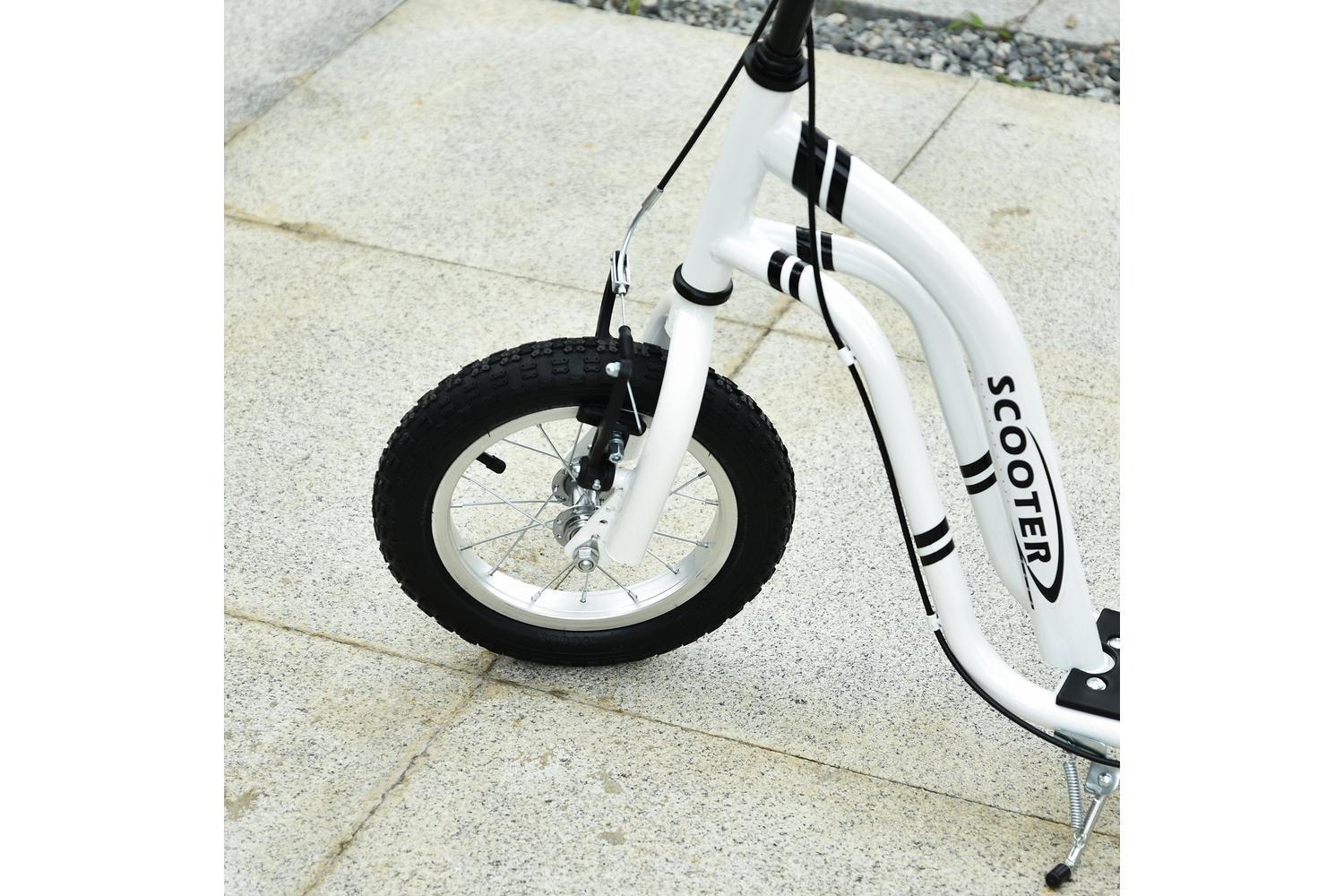 Homcom 371-017WT Kids Kick Scooter | White-7