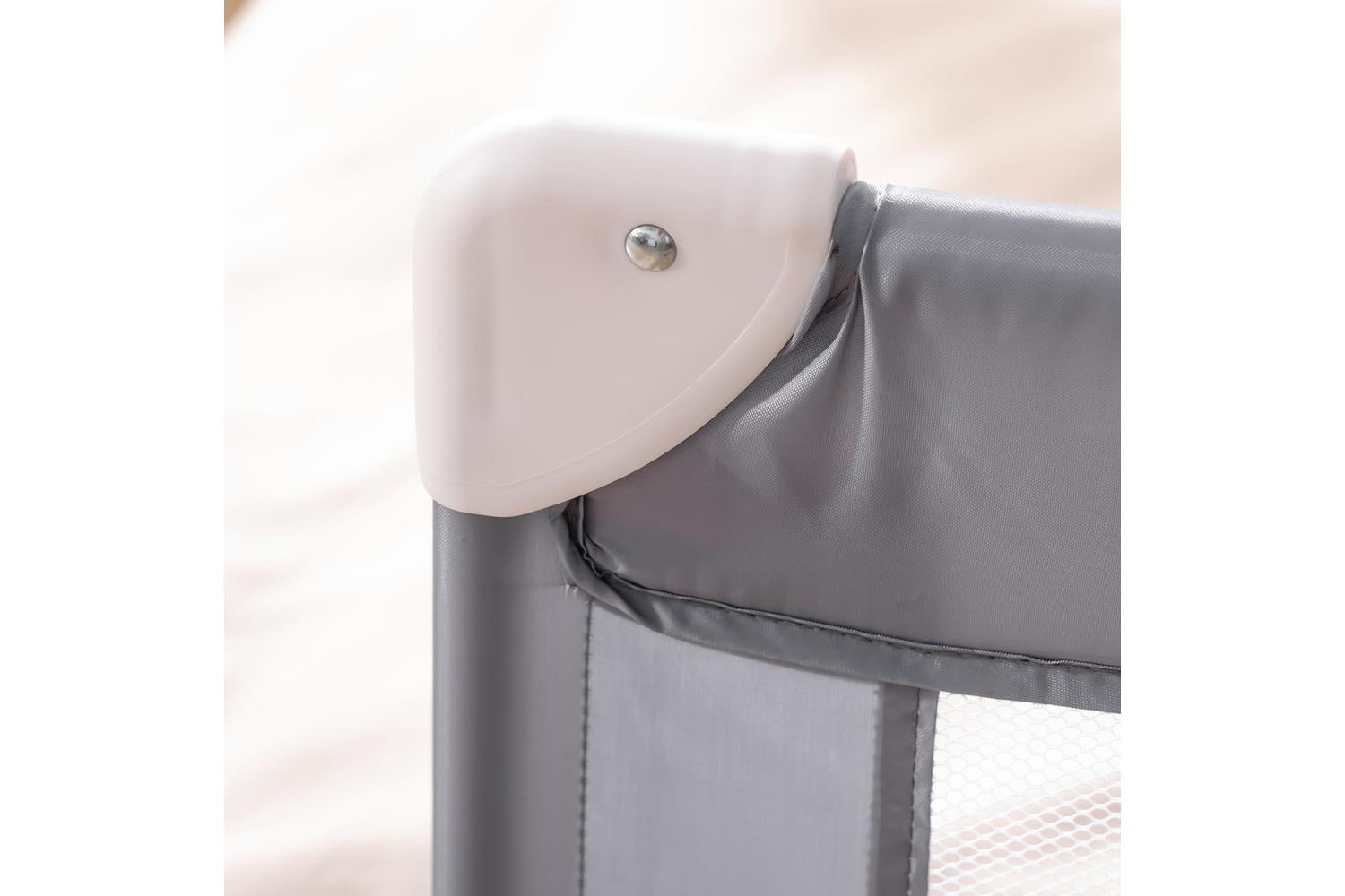 Homcom 470-005 Toddler Bed Rail Foldable Safety Barrier for Flat & Slat Bed | Grey-9