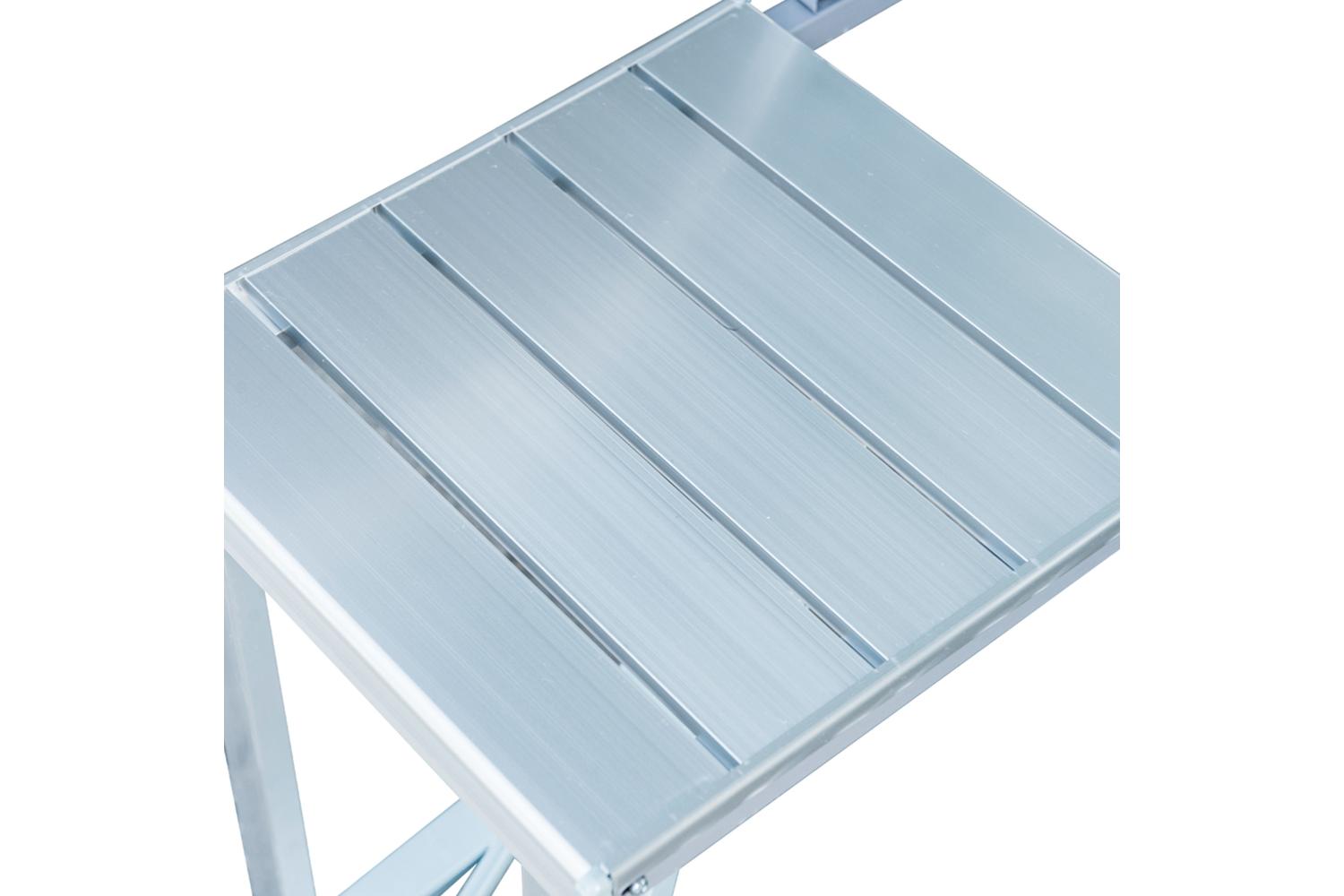 Homcom 01-0010 Outsunny Aluminum Portable Picnic Table Chair Set-9