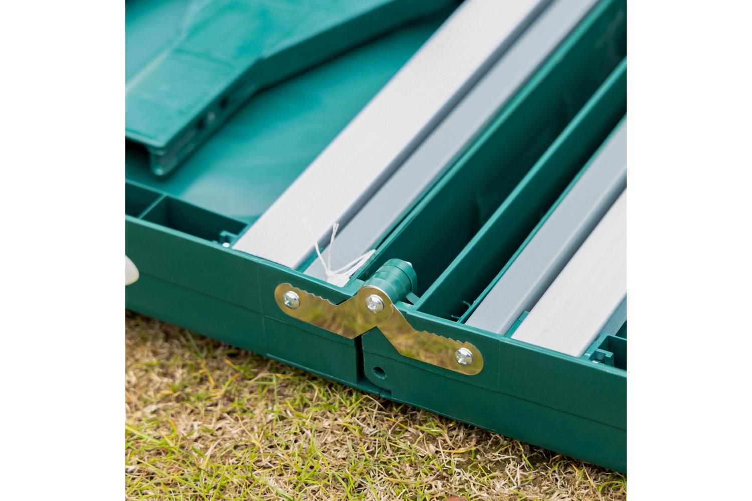 Homcom 01-0402 Outsunny ABS Aluminum Portable Picnic Table Bench Set | Green-7