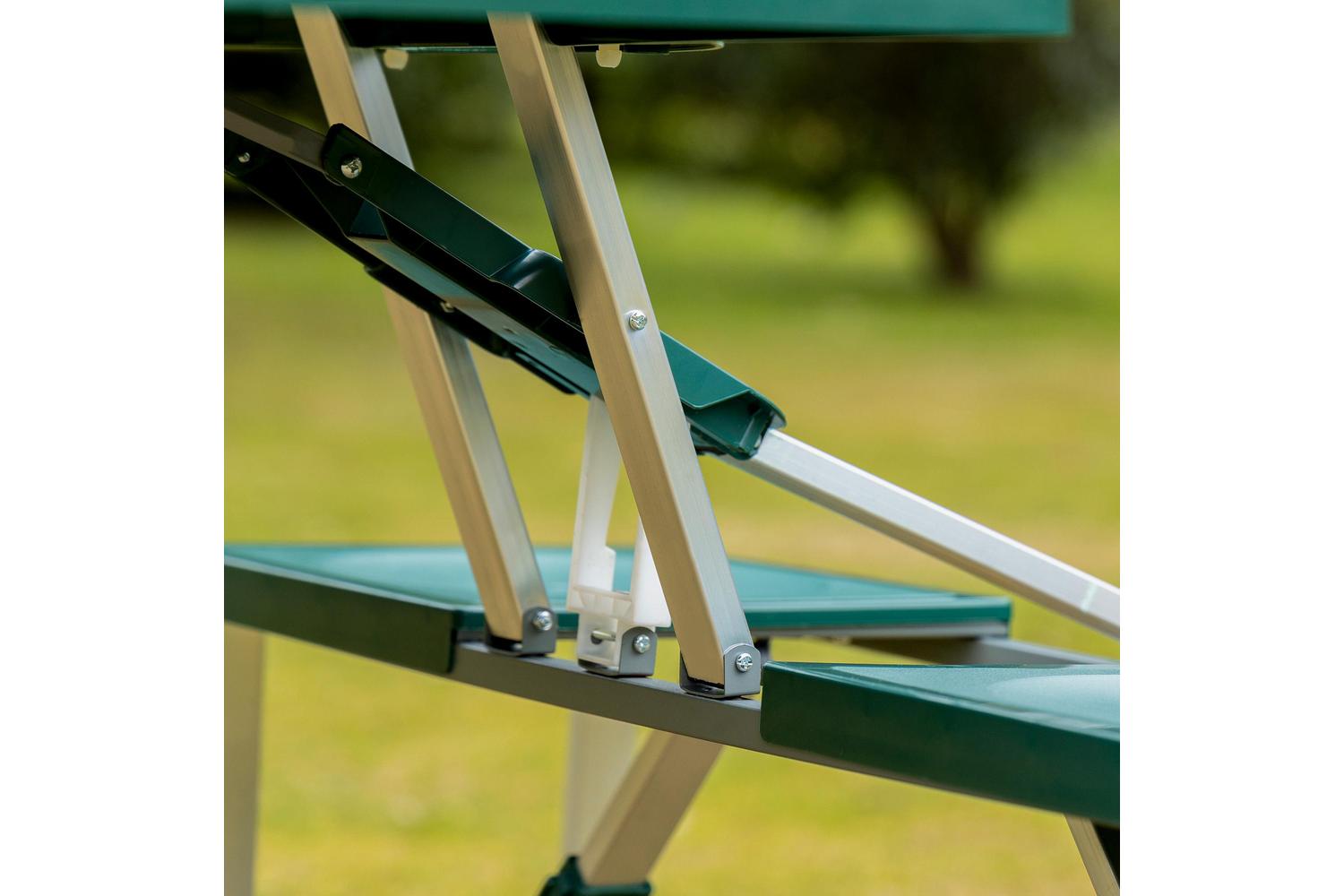 Homcom 01-0402 Outsunny ABS Aluminum Portable Picnic Table Bench Set | Green-9