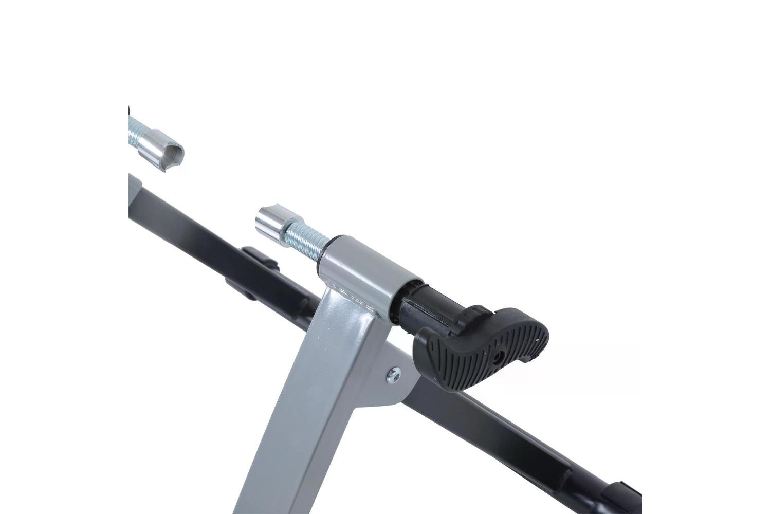Homcom 5661-0020SL Indoor Bicycle Turbo Trainer, Cyclone System | Silver-6