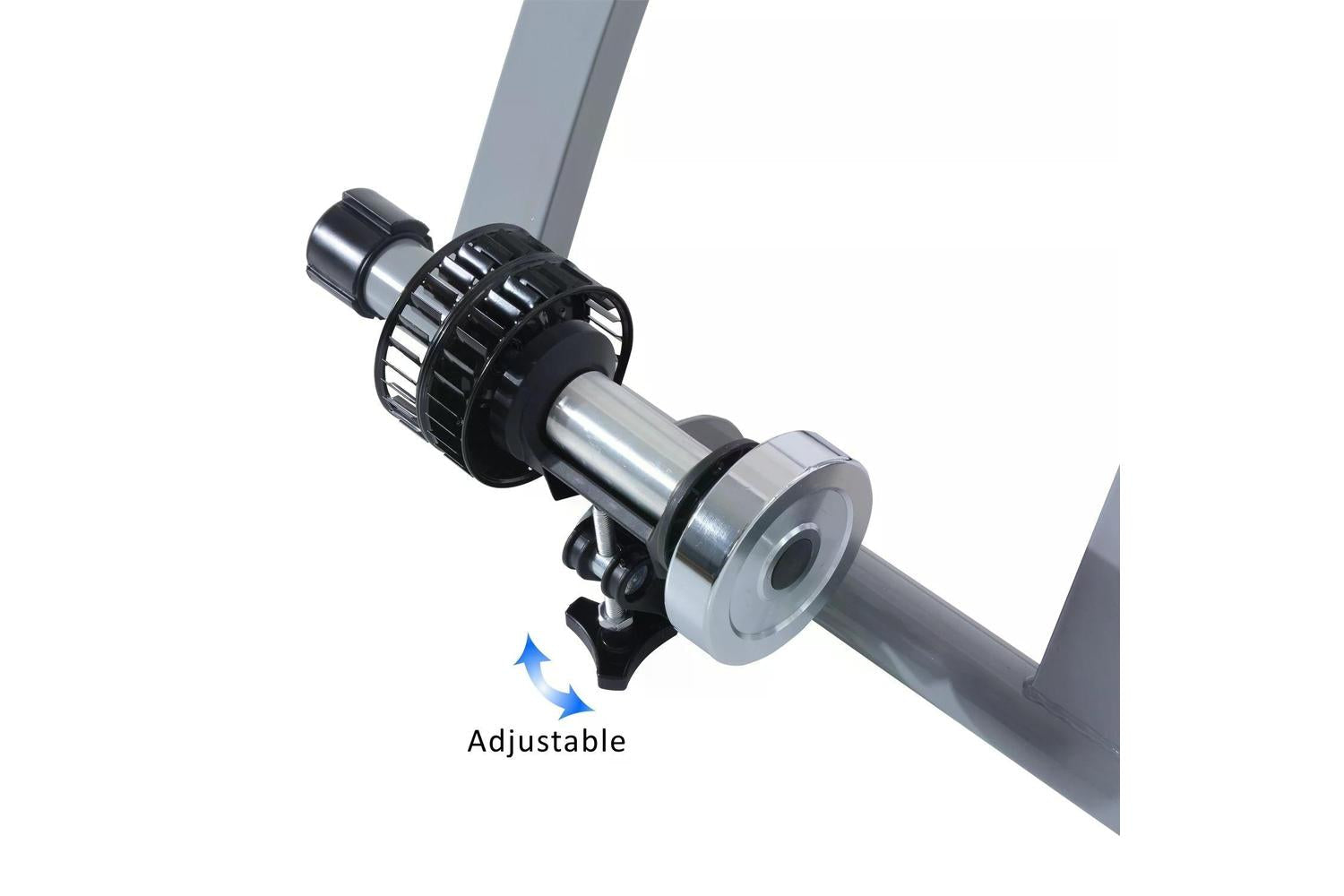 Homcom 5661-0020SL Indoor Bicycle Turbo Trainer, Cyclone System | Silver-7