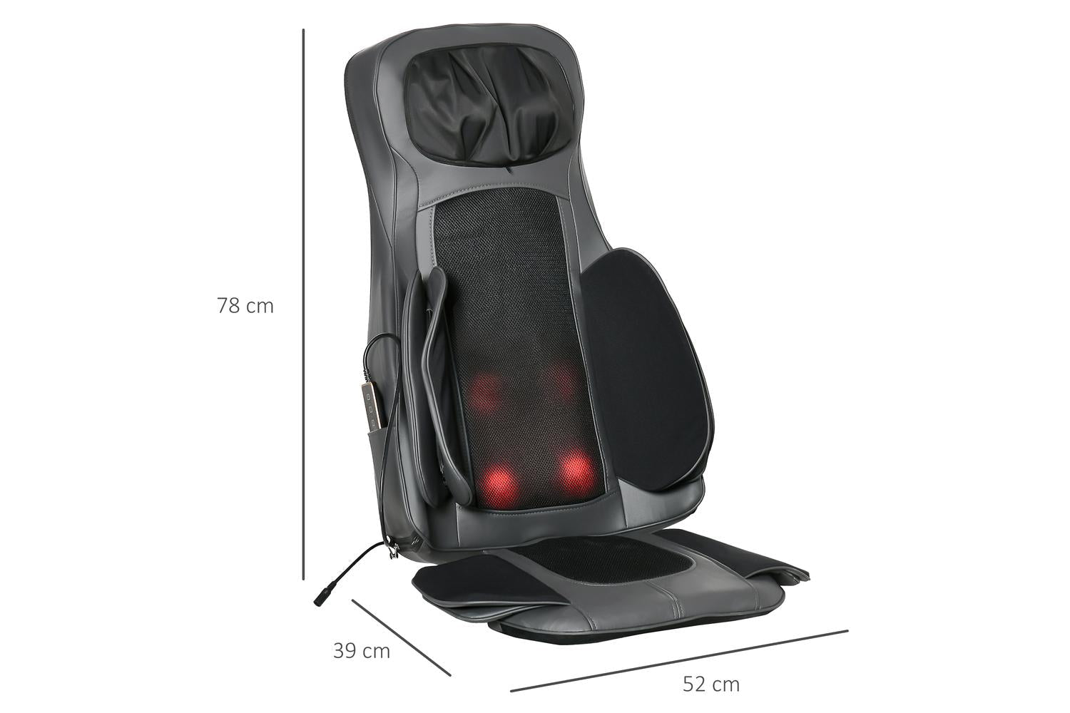 Homcom 700-162V70BK Homedics Chair Massager | Black-2