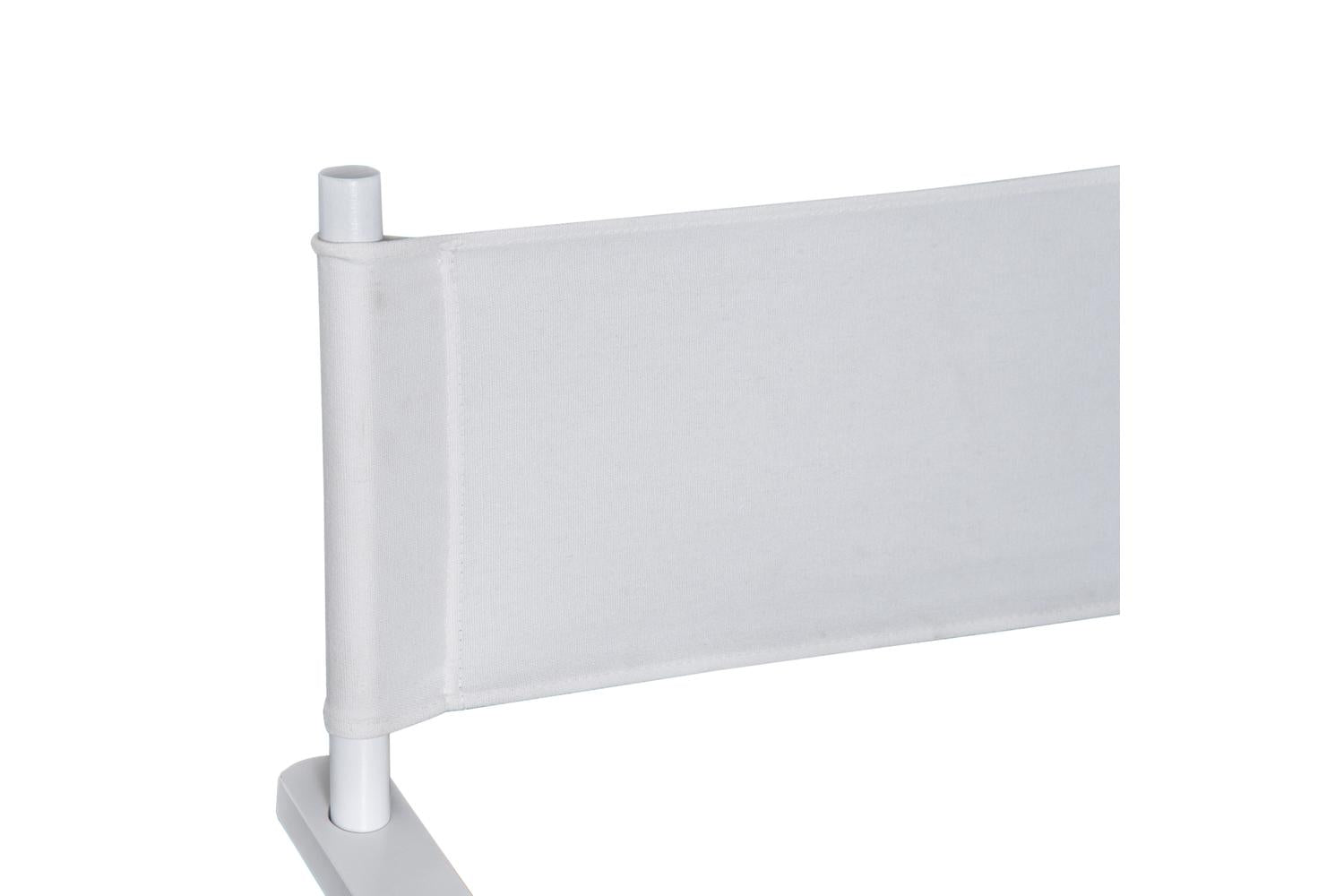 Homcom 833-458WT Wooden Director's Folding Chair | White-7