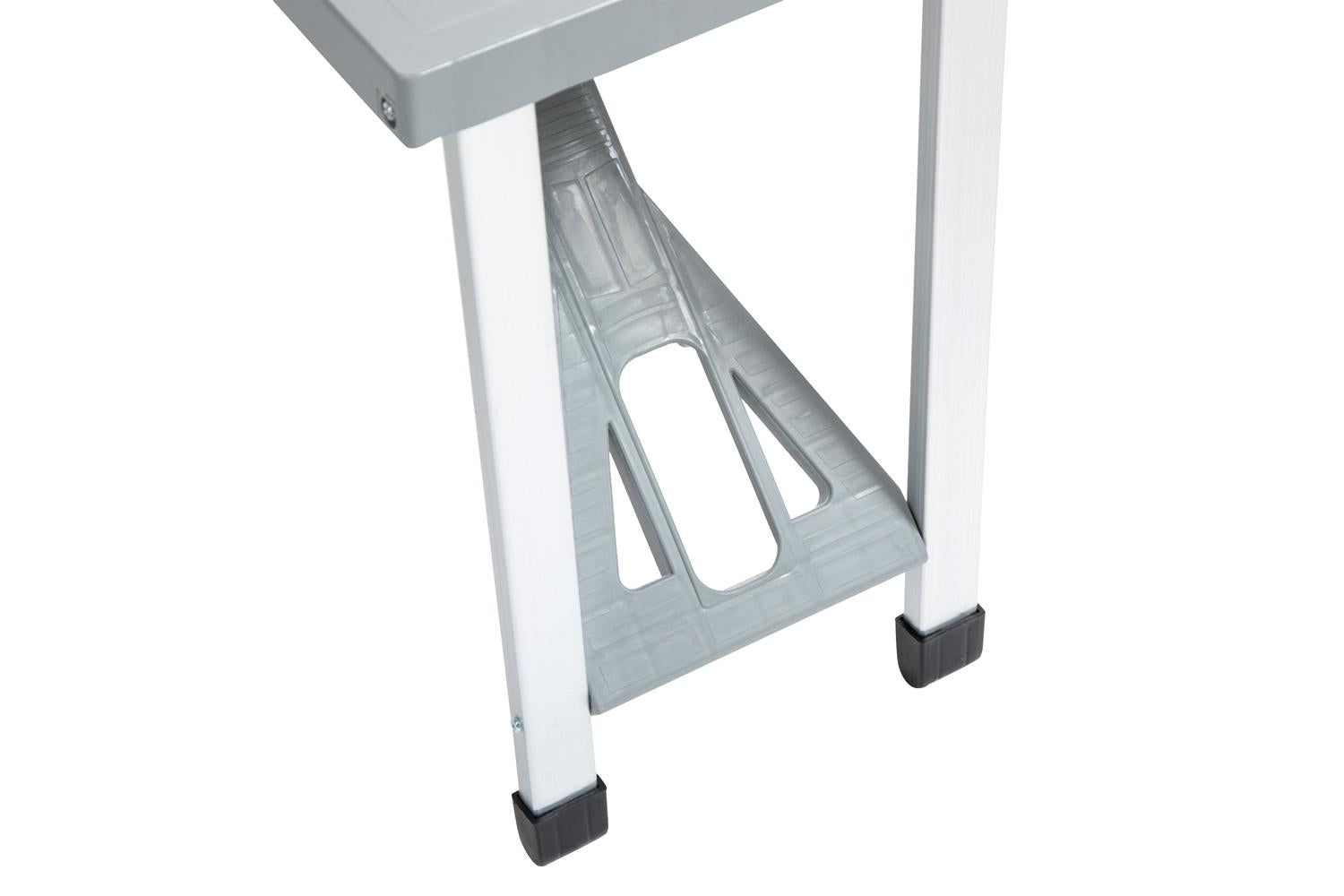 Homcom 84B-363 Outsunny Aluminium Portable Picnic Table Set | Silver-7