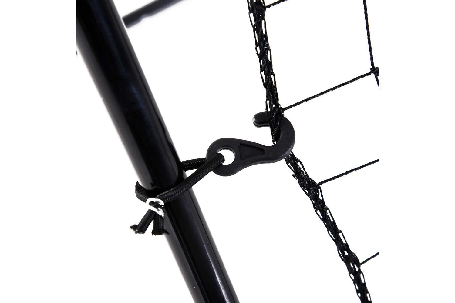 Homcom A60-001 - Rebounder Net W/PE Mesh Metal Tube | Black-6