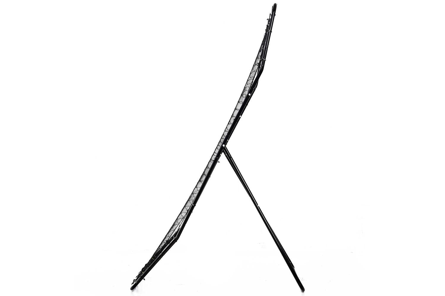 Homcom A60-001 - Rebounder Net W/PE Mesh Metal Tube | Black-7