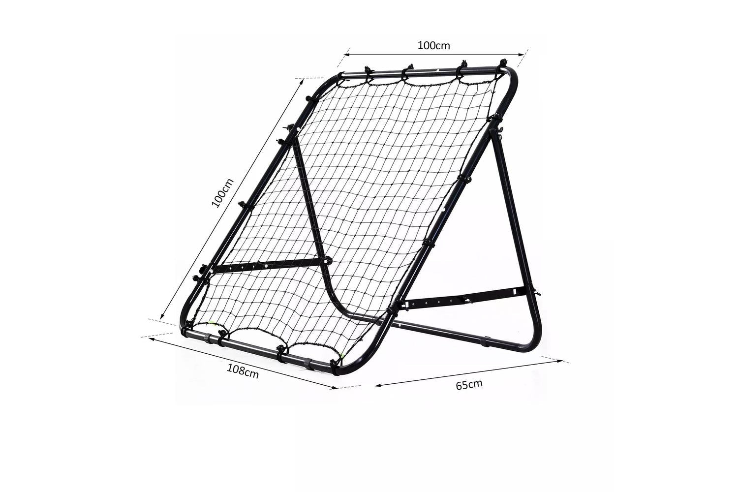 Homcom A62-011 Adults Football Rebounder Net | Black-2